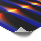 Brücke Cooles Abstraktes Fine Fraktal Art Poster (Ecke)