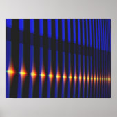 Brücke Cooles Abstraktes Fine Fraktal Art Poster (Vorne)