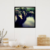 Brücke der Blume Poster (Küche)