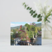 Brücke der Blume Postkarte (Stehend Vorderseite)
