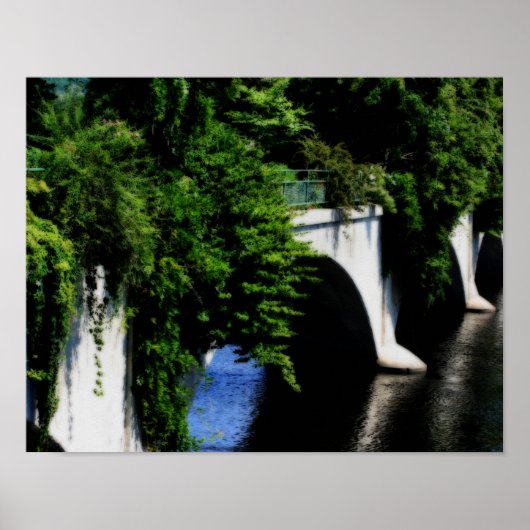 Brücke der Blume Shelburne Falls Massachusetts Poster (Vorne)