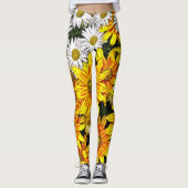 Brücke der Blumen-Gänseblümchen Leggings (Vorderseite)