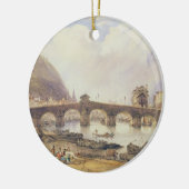 Brücke der Bögen, Lüttich Keramik Ornament (Links)