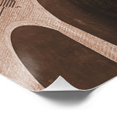 Brücke der Höhen - Mocha Mousse Poster (Ecke)