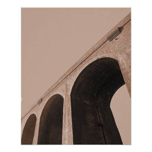 Brücke der Höhepunkte - braun Poster (Vorderseite)