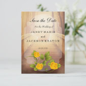 Brücke der Liebe, Hochzeit der Natur Save The Date (Stehend Vorderseite)