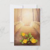 Brücke der Liebe, Hochzeit der Natur Save The Date (Rückseite)