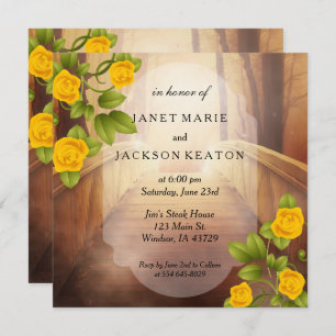 Brücke der Liebe, Naturhochzeit Einladung