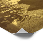 Brücke der Vintagen Blume Poster (Ecke)