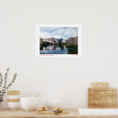 Brücke des Hafens (Camariñas. Zu Coruña) Poster (Küche)
