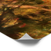Brücke - die schönste der Natur Poster (Ecke)