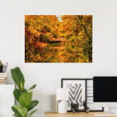Brücke - die schönste der Natur Poster (Heimbüro)