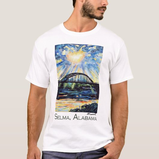 Brücke Edmund Pettus, Selma Alabama, T-Shirt (Vorderseite)