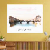 ** Brücke Firenze Florenz Italien AP12 Italienisch Leinwanddruck (Insitu (Wohnzimmer))