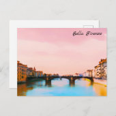 ** Brücke Firenze Florenz Italien AP12 Postkarte (Vorne/Hinten)