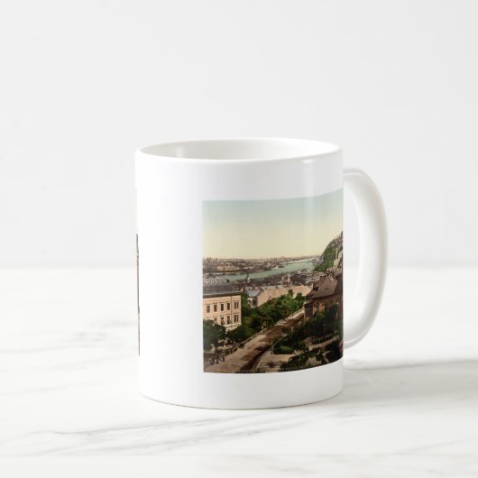 Brücke Franz Josephs, Budapest, Ungarn Kaffeetasse (VorderseiteRechts)
