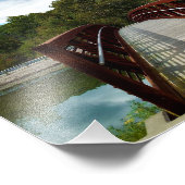 Brücke gehen fotodruck (Ecke)