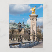 Brücke Grand Palais und Pont Alexandre III - Paris Postkarte (Vorderseite)