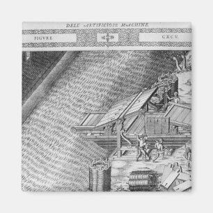 Brücke hergestellt in Form eines Bootes Magnet
