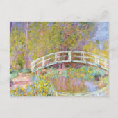 Brücke im Monet's Garden Claude Monet Postkarte (Vorderseite)
