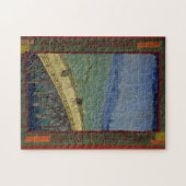 Brücke im Regen nach Hiroshige durch Vincent van Puzzle (Horizontal)