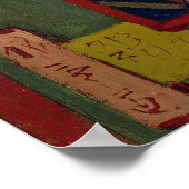 Brücke im Regen Poster (Ecke)