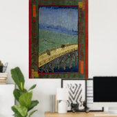 Brücke im Regen Poster (Heimbüro)