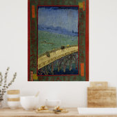 Brücke im Regen Poster (Küche)