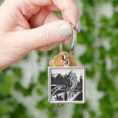 Brücke im Speicherstadt Hamburg, c.1910 Schlüsselanhänger (Hand)