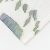 Brücke im Winter Fleecedecke (Ecke)