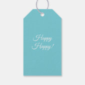 Brücke im Winter Geschenkanhänger (Rückseite)