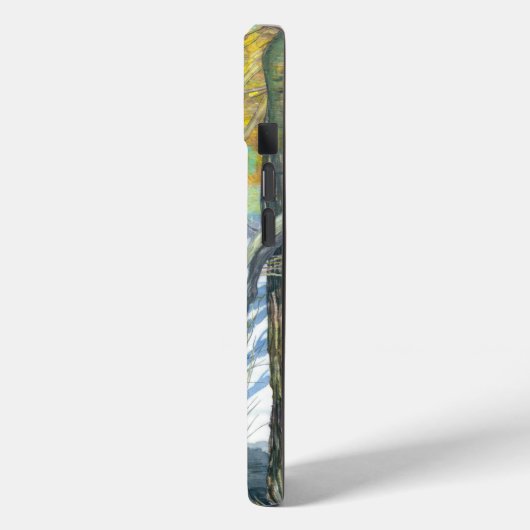 Brücke im Winter Wasserfarbe Case-Mate iPhone Hülle (Rückseite / Links)