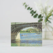 Brücke in Argenteuil bei Gustave Caillebotte (Stehend Vorderseite)