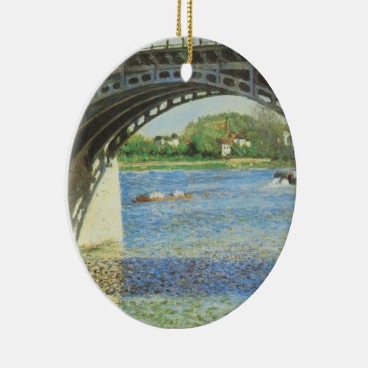 Brücke in Argenteuil bei Gustave Caillebotte Keramikornament (Rechts)