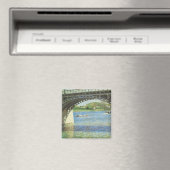 Brücke in Argenteuil bei Gustave Caillebotte Magnet (In Situ (Geschirrspüler))