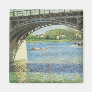 Brücke in Argenteuil bei Gustave Caillebotte Magnet