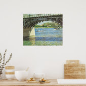 Brücke in Argenteuil bei Gustave Caillebotte Poster (Küche)