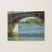 Brücke in Argenteuil bei Gustave Caillebotte Puzzle (Horizontal)