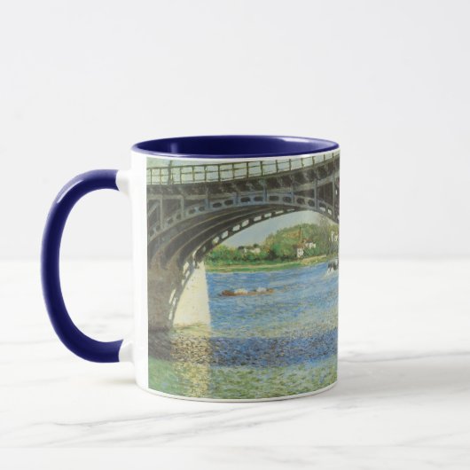 Brücke in Argenteuil bei Gustave Caillebotte Tasse (Links)
