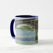 Brücke in Argenteuil bei Gustave Caillebotte Tasse (Vorderseite Links)