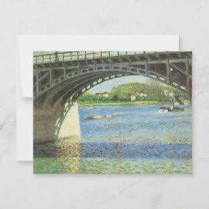 Brücke in Argenteuil von Gustave Caillebotte