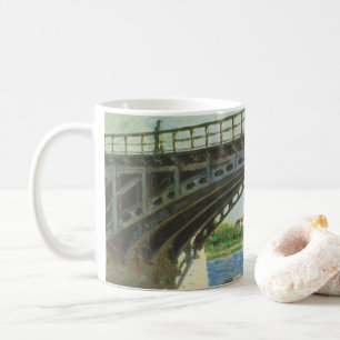 Brücke in Argenteuil von Gustave Caillebotte Kaffeetasse