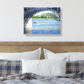 Brücke in Argenteuil (von Gustave Caillebotte) Leinwanddruck (Insitu (Schlafzimmer))