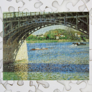 Brücke in Argenteuil von Gustave Caillebotte Puzzle