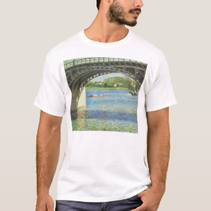 Brücke in Argenteuil von Gustave Caillebotte T-Shirt