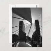 Brücke in Bilbao Postkarte (Vorne/Hinten)