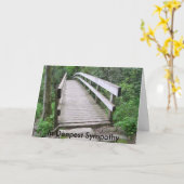 Brücke in Boone NC Karte (Gelbe Blume)