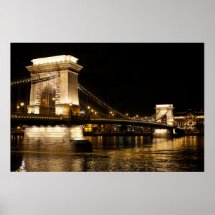 Brücke in Budapest Poster