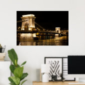 Brücke in Budapest Poster (Heimbüro)