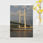 Brücke in Burlington, Iowa Karte (Gelbe Blume)
